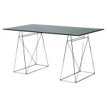 Olivier Mourgue Textured Crystal Glass Desk