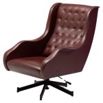 Oxblood Naugahyde Borsani Lounge Chair