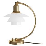 Poul Henningsen LE Table Lamp Model PH 2/2 'Luna' by Louis Poulsen