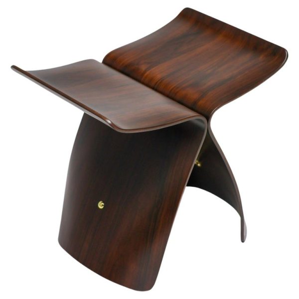 Rosewood Butterfly Stool by Sori Yanagi