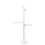 White Mid Century Modern Towel or Coat Rack by Makio Hasuike