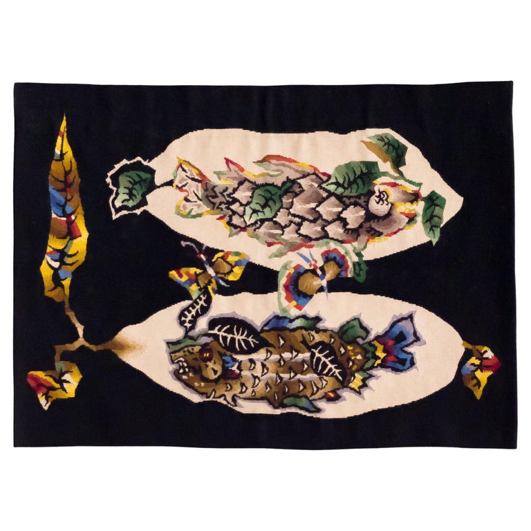 Unique Mid-Century Aubusson Tapestry by Jean Lurçat, Carton No. 13048