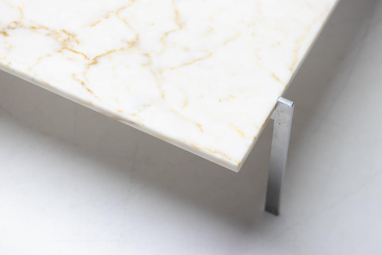 PK61 Poul Kjaerholm E. Kold Christensen Marble Scandinavian Mid Century Modern - Image 8