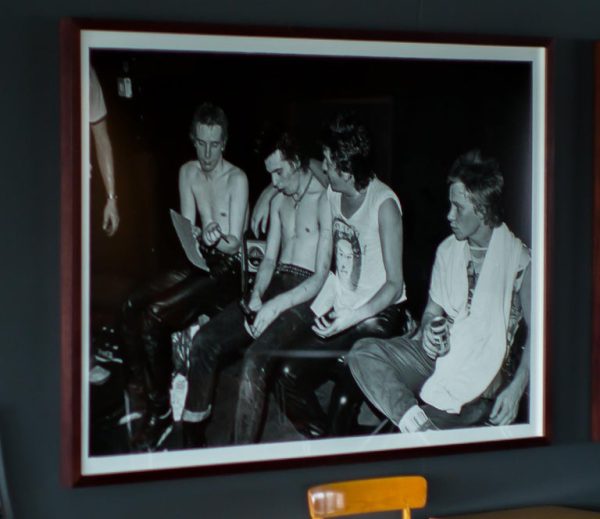Iconic Large Photo by Dennis Morris of Sex Pistols Backstage - Image 3