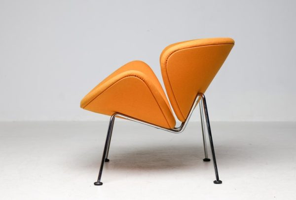 Mid Century Modern Orange Orange Slice Chair by Pierre Paulin - Image 4