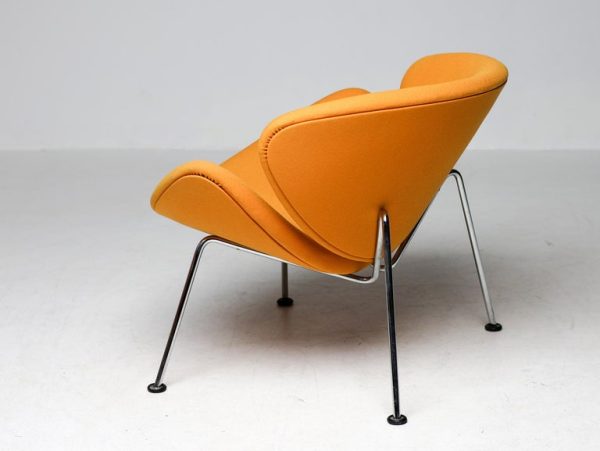 Mid Century Modern Orange Orange Slice Chair by Pierre Paulin - Image 6