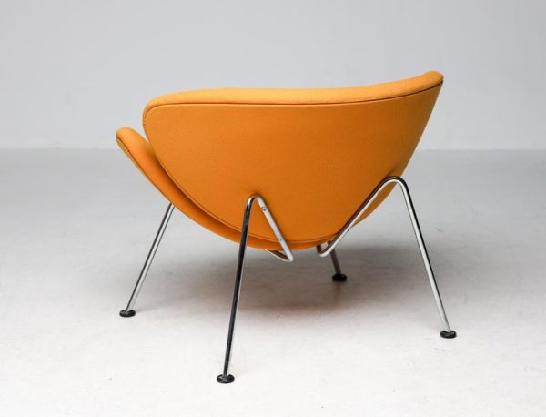 Mid Century Modern Orange Orange Slice Chair by Pierre Paulin - Image 7