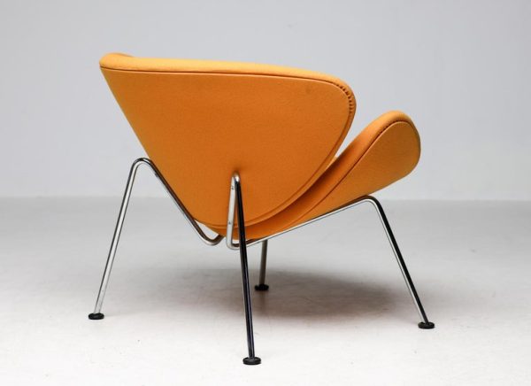 Mid Century Modern Orange Orange Slice Chair by Pierre Paulin - Image 10