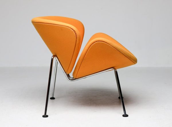 Mid Century Modern Orange Orange Slice Chair by Pierre Paulin - Image 11
