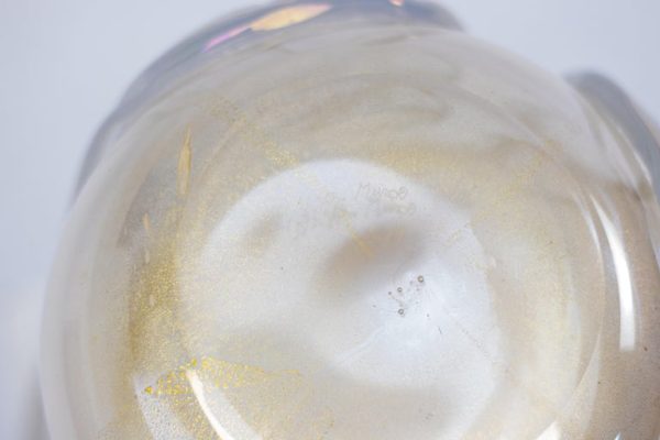 Monumental Colizza Gold Murano Glass Vase - Image 7