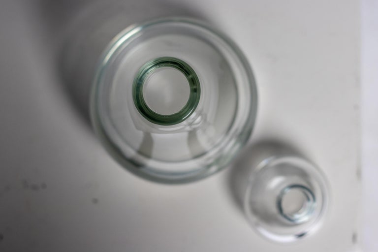 Salviati Murano Glass Bottle, Handblown, Elegant Design, Italy, 1977 - Image 5