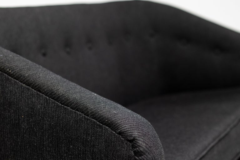 Compact Scandinavian Sofa in Original Wool Upholstery on Maple Legs, 1940s - Image 7