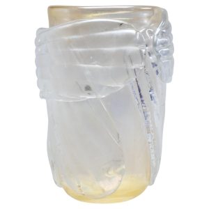 Monumental Colizza Gold Murano Glass Vase