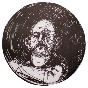 Jim Dine — Untitled, from Self-Portrait in a Convex Mirror