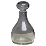 Salviati Murano Glass Bottle, Handblown, Elegant Design, Italy, 1977