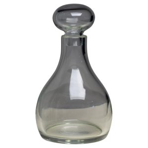 Salviati Murano Glass Bottle, Handblown, Elegant Design, Italy, 1977
