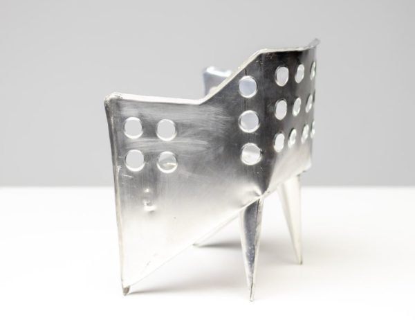 Unique Large Gerrit Thomas Rietveld "Aluminum Stoel" Model - Image 7