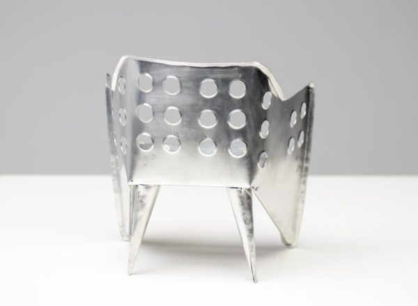 Unique Large Gerrit Thomas Rietveld "Aluminum Stoel" Model - Image 9