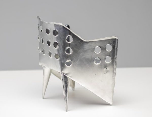 Unique Large Gerrit Thomas Rietveld "Aluminum Stoel" Model - Image 10