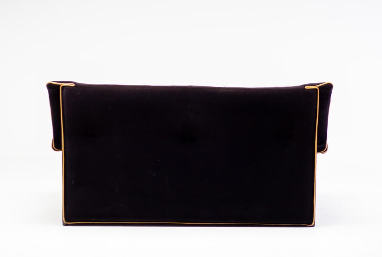 Afra & Tobia Scarpa Lauriana Sofa, Velvet, Italy, 1978 - Image 6