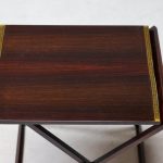 Set of Five Danish Modern Rosewood Tray Tables - Image 10