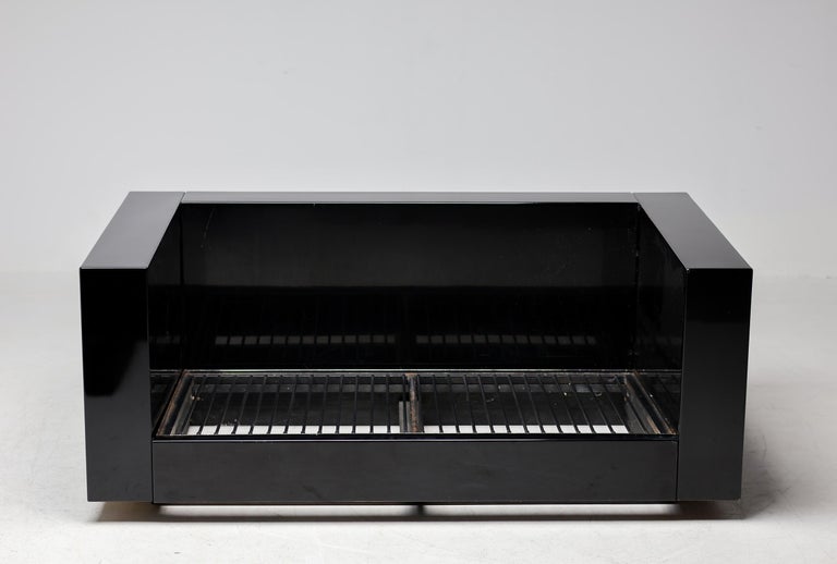 Massimo Vignelli Black-on-Black Saratoga Sofa, Poltronova, Italy, 1964 - Image 15