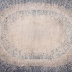 Desso Studio High Pile Rug – Blue & Grey Modernist Design, Netherlands, 1960s