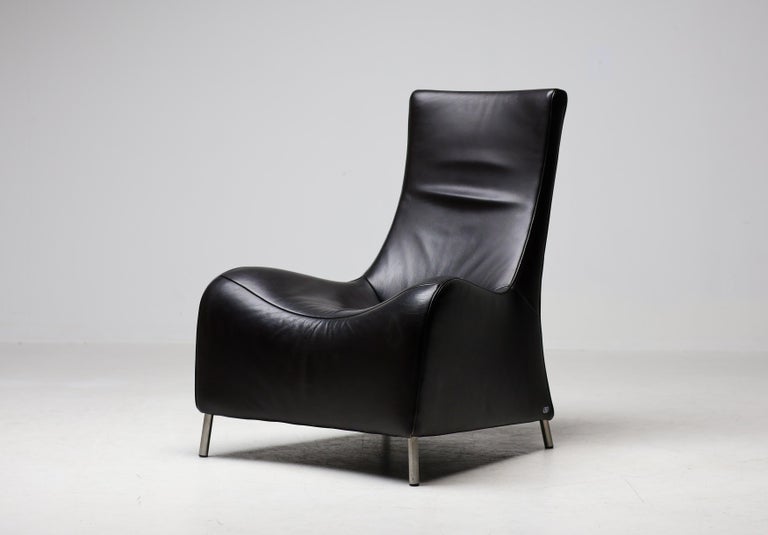 De Sede DS-264 Lounge Chair by Mathias Hoffmann, Swiss Leather Design - Image 14