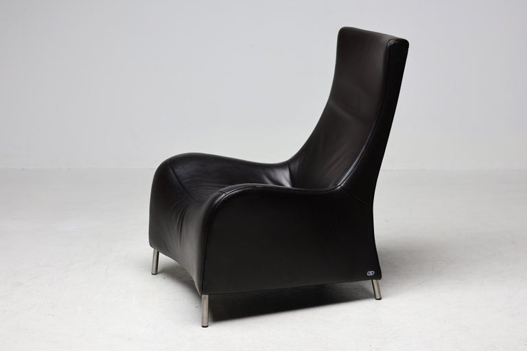 De Sede DS-264 Lounge Chair by Mathias Hoffmann, Swiss Leather Design - Image 5