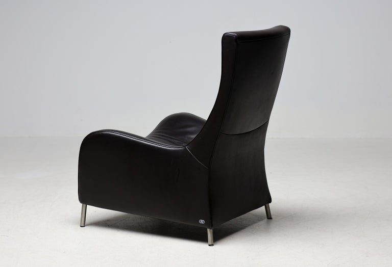 De Sede DS-264 Lounge Chair by Mathias Hoffmann, Swiss Leather Design - Image 7