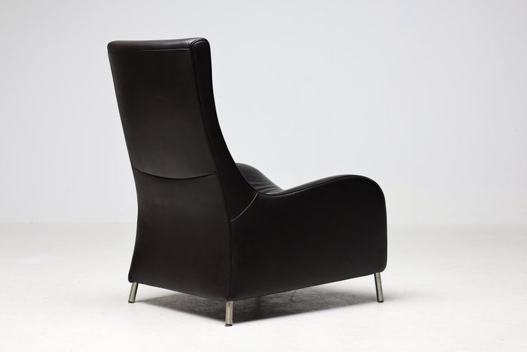 De Sede DS-264 Lounge Chair by Mathias Hoffmann, Swiss Leather Design - Image 9