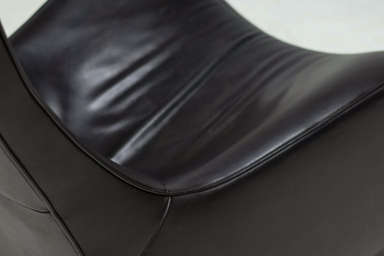 De Sede DS-264 Lounge Chair by Mathias Hoffmann, Swiss Leather Design - Image 10