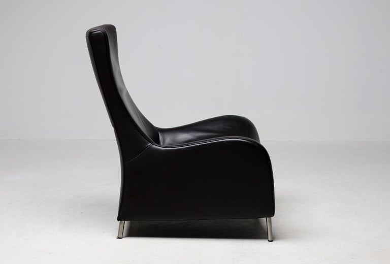 De Sede DS-264 Lounge Chair by Mathias Hoffmann, Swiss Leather Design - Image 11