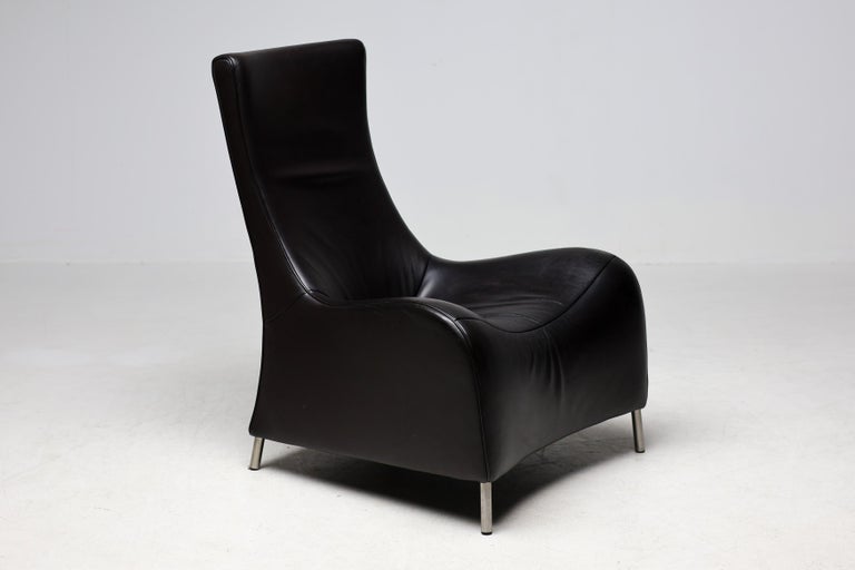 De Sede DS-264 Lounge Chair by Mathias Hoffmann, Swiss Leather Design - Image 12