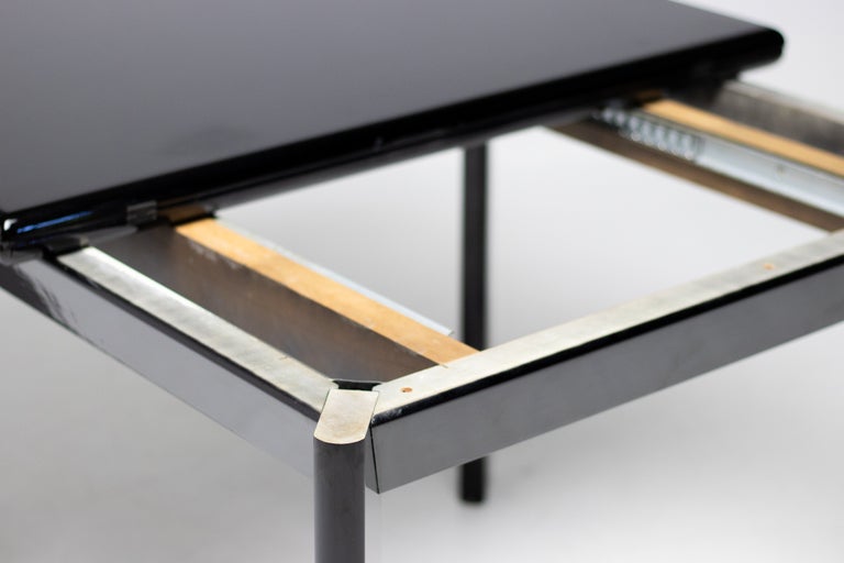 Rare Extendable Table, Kazuhide Takahama for Simon International, Black Lacquer - Image 8
