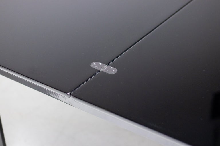 Rare Extendable Table, Kazuhide Takahama for Simon International, Black Lacquer - Image 9