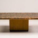 Hammered Brass Coffee Table by Illum Wikkelsø - Image 2