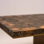 Hammered Brass Coffee Table by Illum Wikkelsø - Image 4