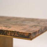 Hammered Brass Coffee Table by Illum Wikkelsø - Image 5