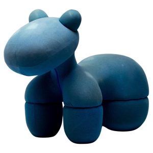 Mid Century Modern Eero Aarnio Blue Pony Chair