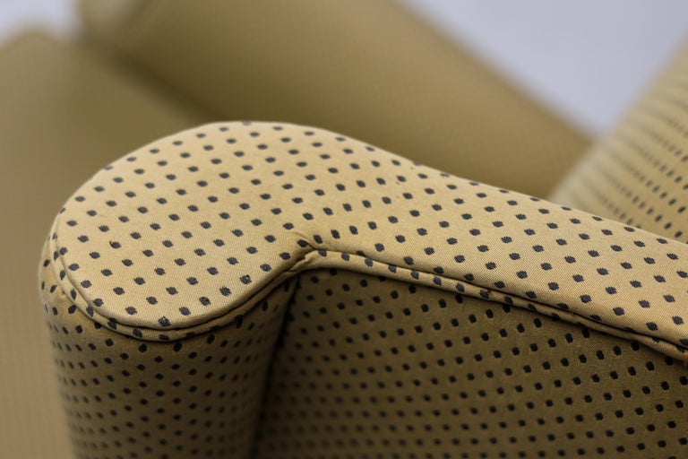 Italian Monumental Wingback Chair by I.S.A. Bergamo, circa 1950 - Image 7