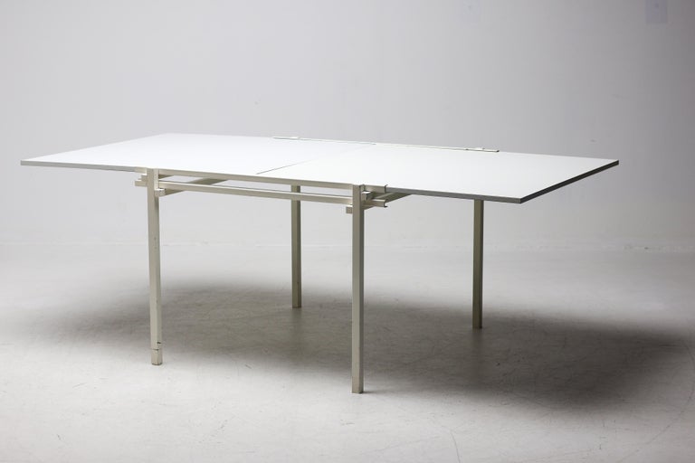 Architectural Adjustable Dining Table by Metz & Co., The Netherlands, 1970s - Image 12