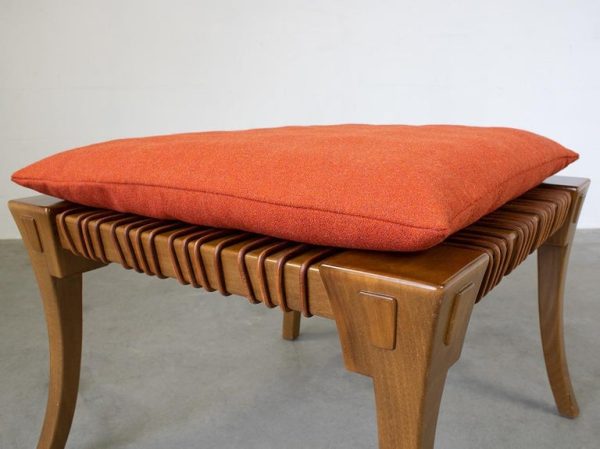 Early T.H. Robsjohn-Gibbings Klismos Stool for Saridis of Athens - Image 11