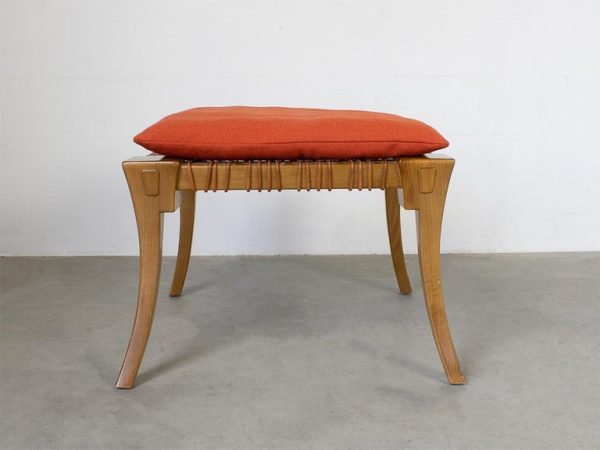 Early T.H. Robsjohn-Gibbings Klismos Stool for Saridis of Athens - Image 4