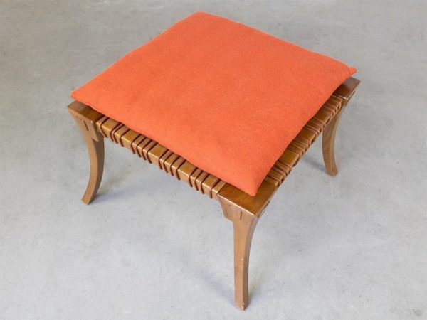 Early T.H. Robsjohn-Gibbings Klismos Stool for Saridis of Athens - Image 7