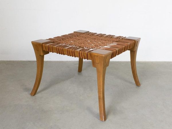 Early T.H. Robsjohn-Gibbings Klismos Stool for Saridis of Athens - Image 8