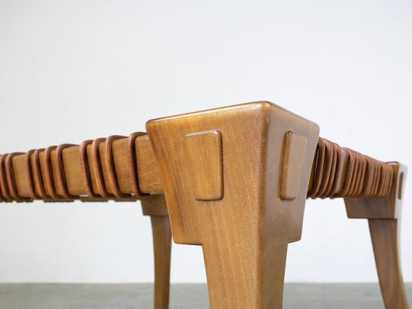 Early T.H. Robsjohn-Gibbings Klismos Stool for Saridis of Athens - Image 9