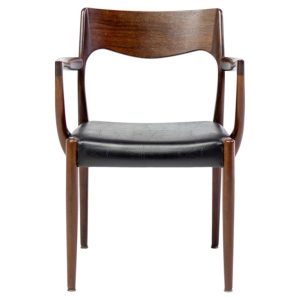 Danish Modern Elegance: A Niels Otto Møller Model 57 Teak Armchair