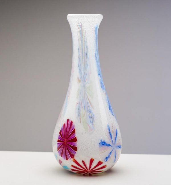 Monumental Anzolo Fuga for A.V.E.M. Murano 'Murrine Incatenate' Glass Vase - Image 8