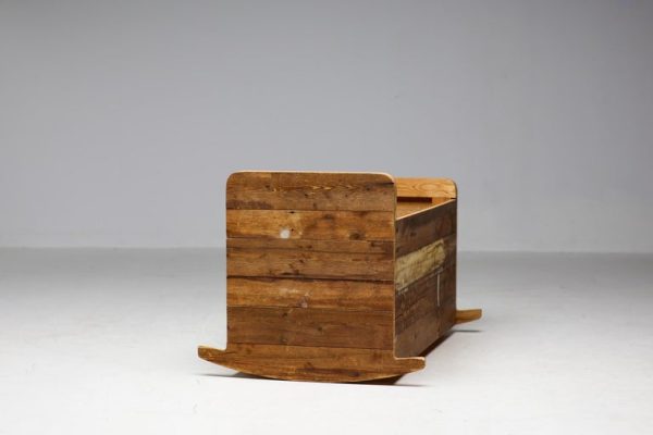 Unique Scrap Wood Rocking Cot by Piet Hein Eek - Image 4